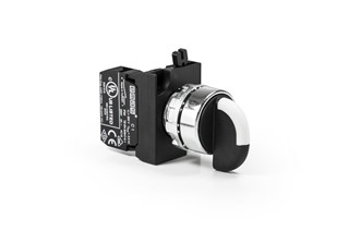 CM Serisi Metal 1NO (0-I) 60° Seçici Kalıcı 22 mm Buton